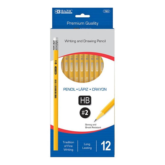 #2 Yellow Pencil (12/Pack)